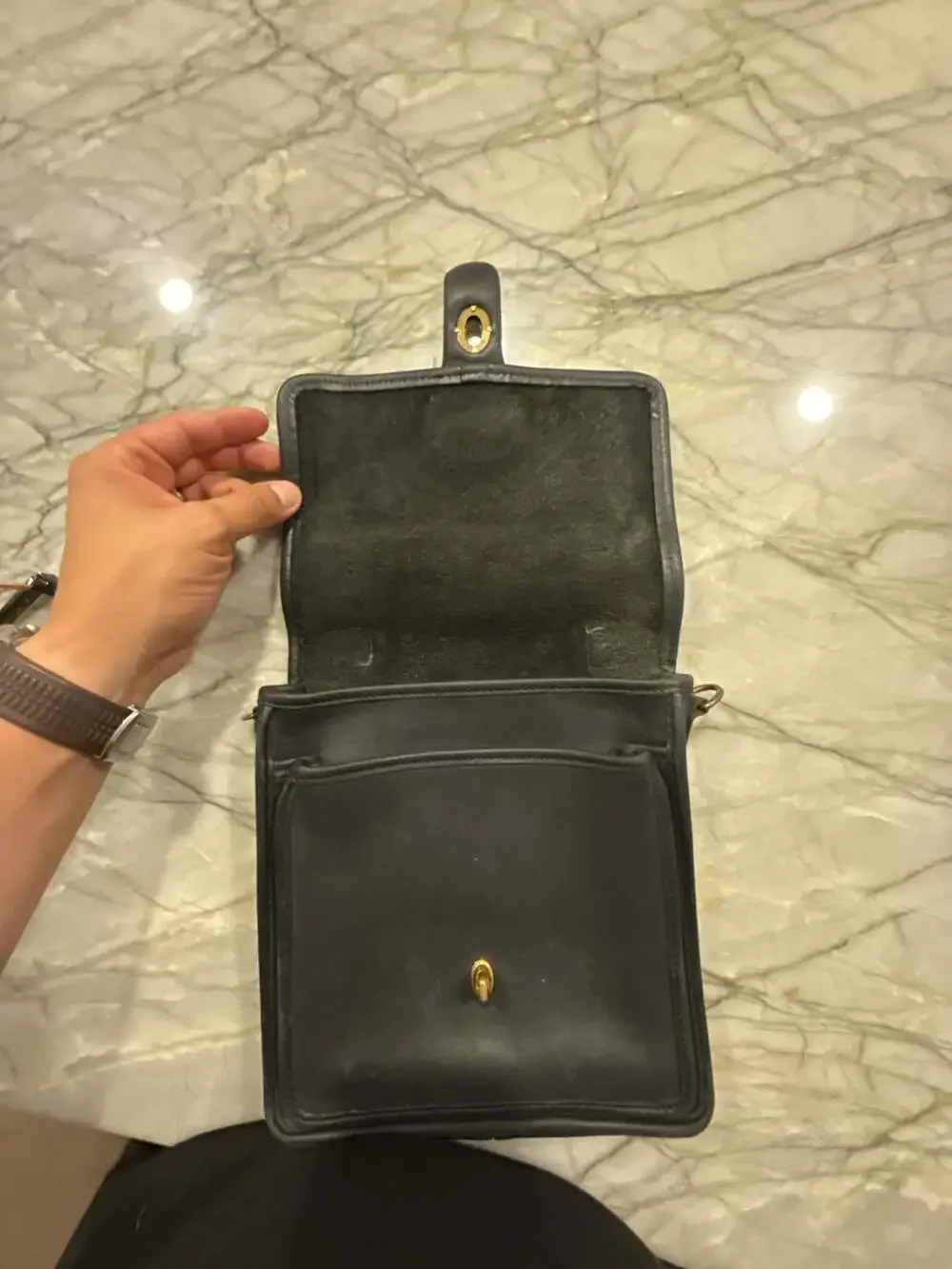 Vintage Coach Station Bag 5130 Leather Satchel Crossbody